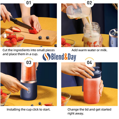 Blend&Day  Portable Juice Blender Pro